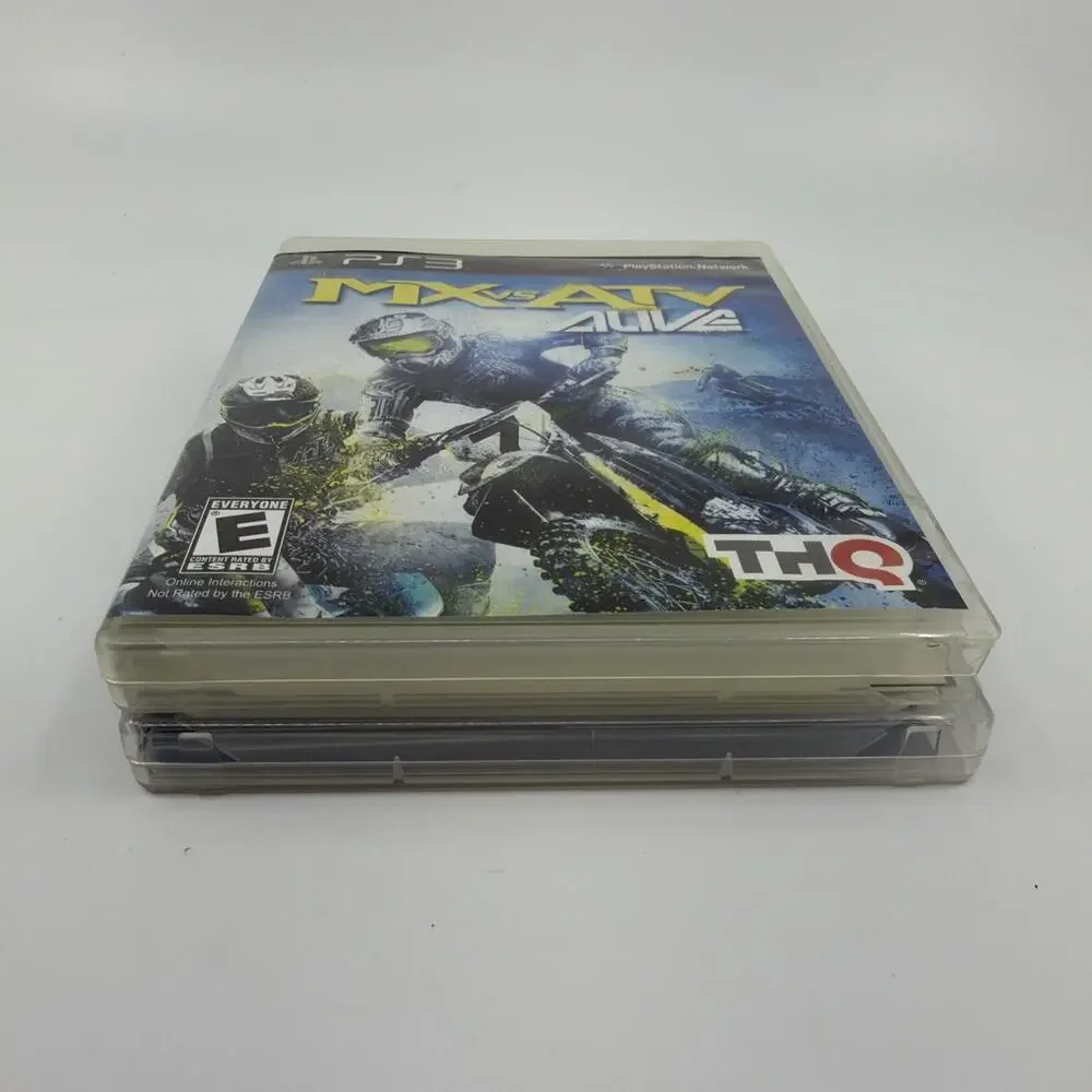 PS3 Racing Game Lot of 2 MX vs ATV Alive & MotorStorm PlayStation 3 Tested